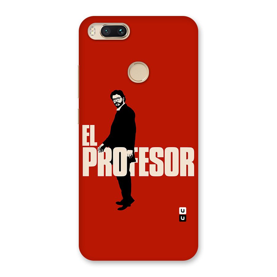 El Profesor Minimalist Back Case for Mi A1