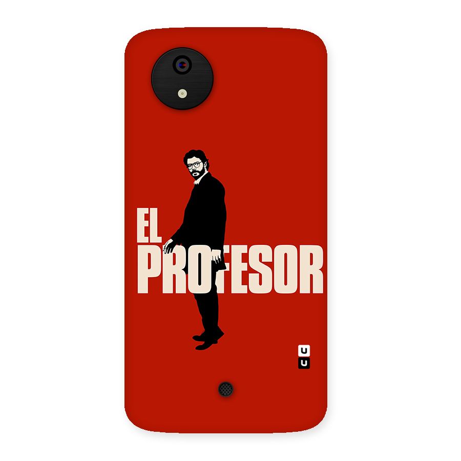 El Profesor Minimalist Back Case for Micromax Canvas A1