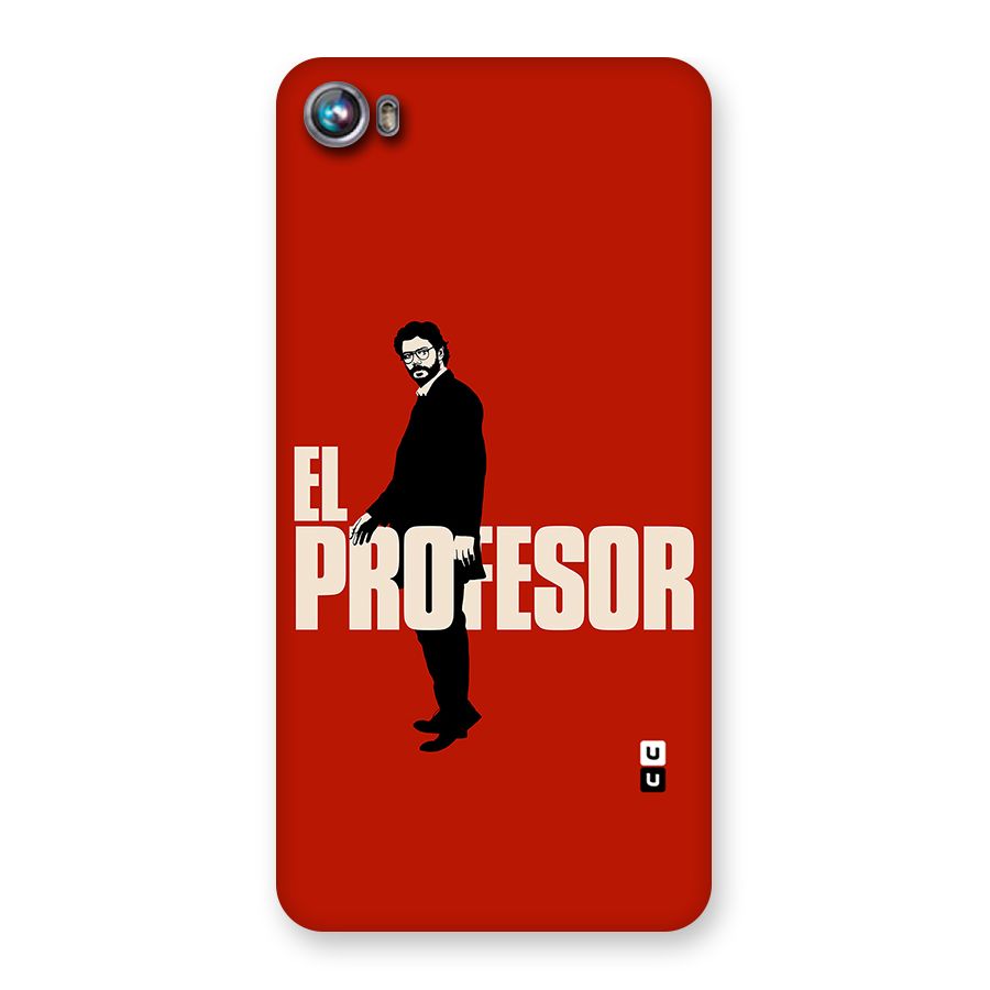 El Profesor Minimalist Back Case for Micromax Canvas Fire 4 A107