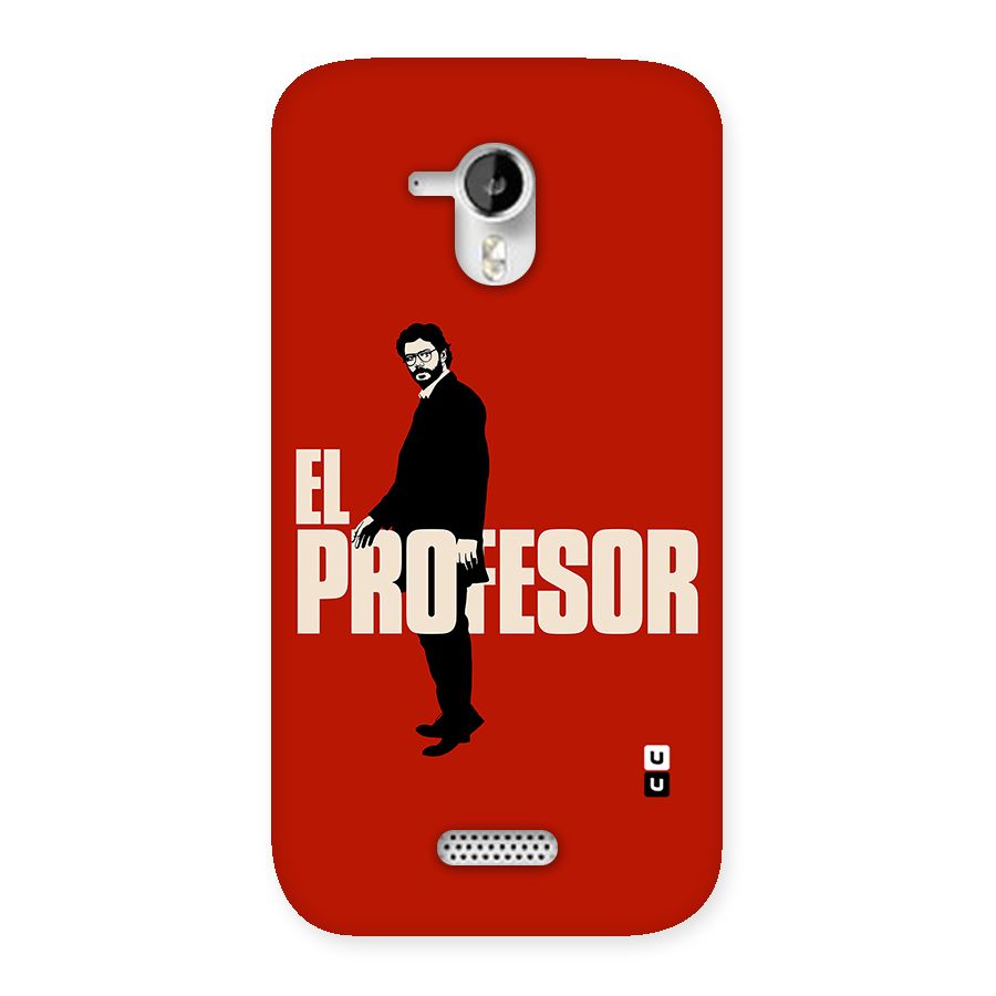El Profesor Minimalist Back Case for Micromax Canvas HD A116