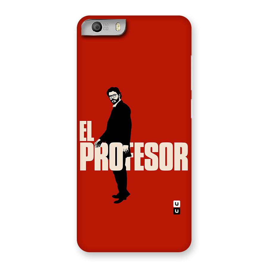 El Profesor Minimalist Back Case for Micromax Canvas Knight 2