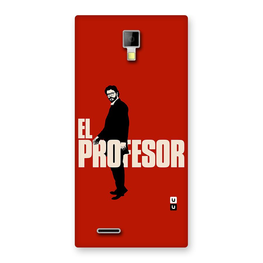El Profesor Minimalist Back Case for Micromax Canvas Xpress A99