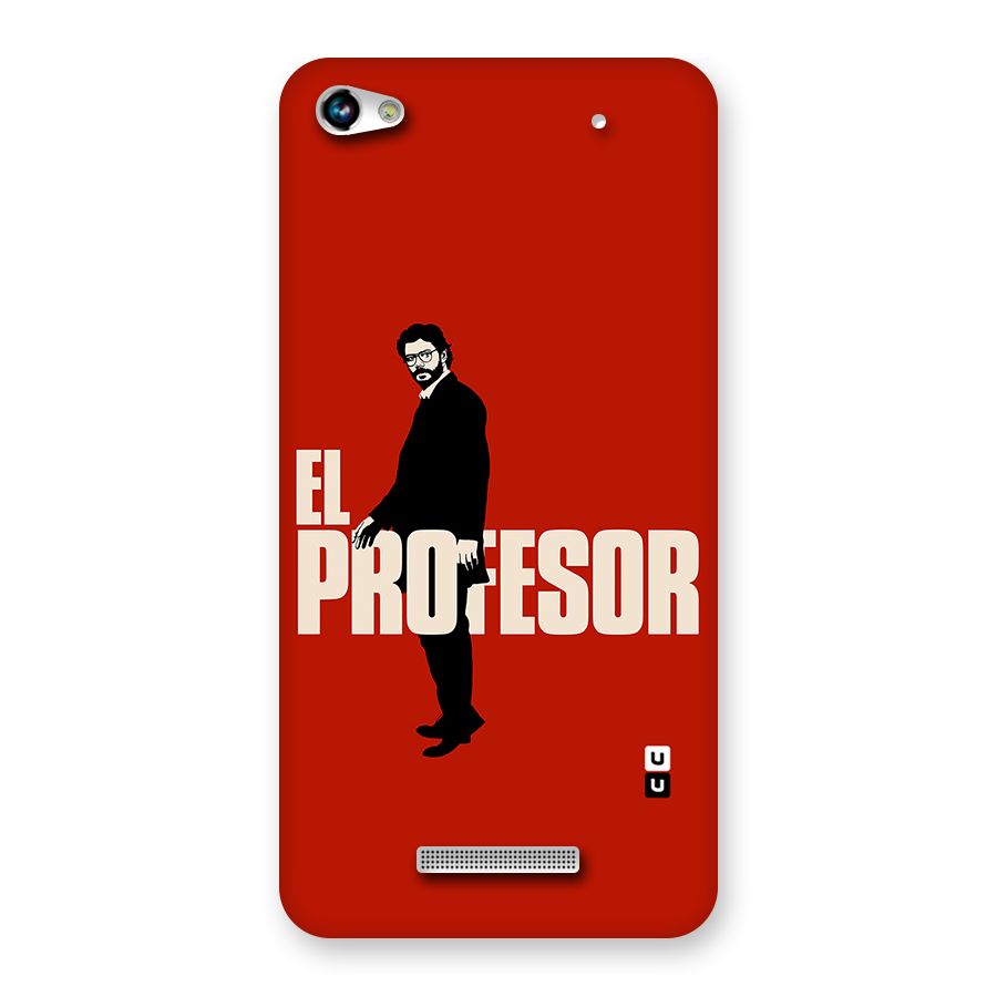 El Profesor Minimalist Back Case for Micromax Hue 2