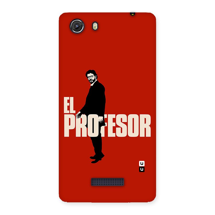 El Profesor Minimalist Back Case for Micromax Unite 3