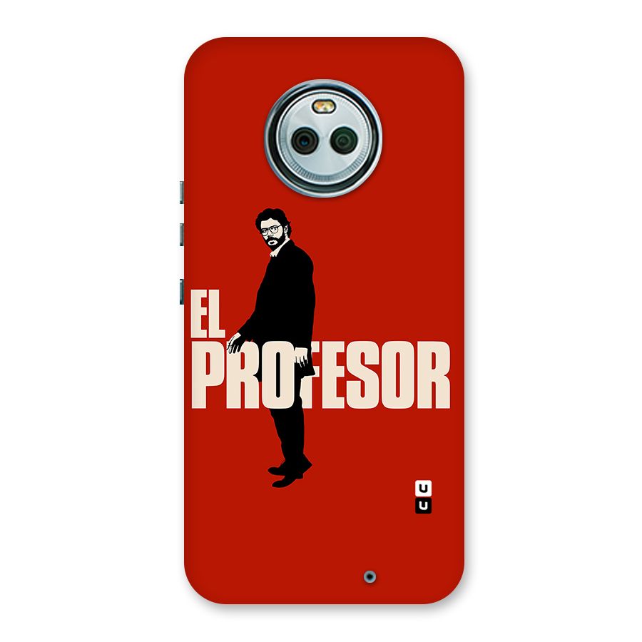 El Profesor Minimalist Back Case for Moto X4