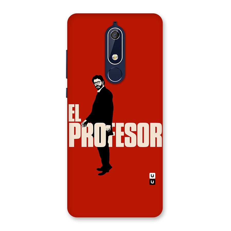 El Profesor Minimalist Back Case for Nokia 5.1