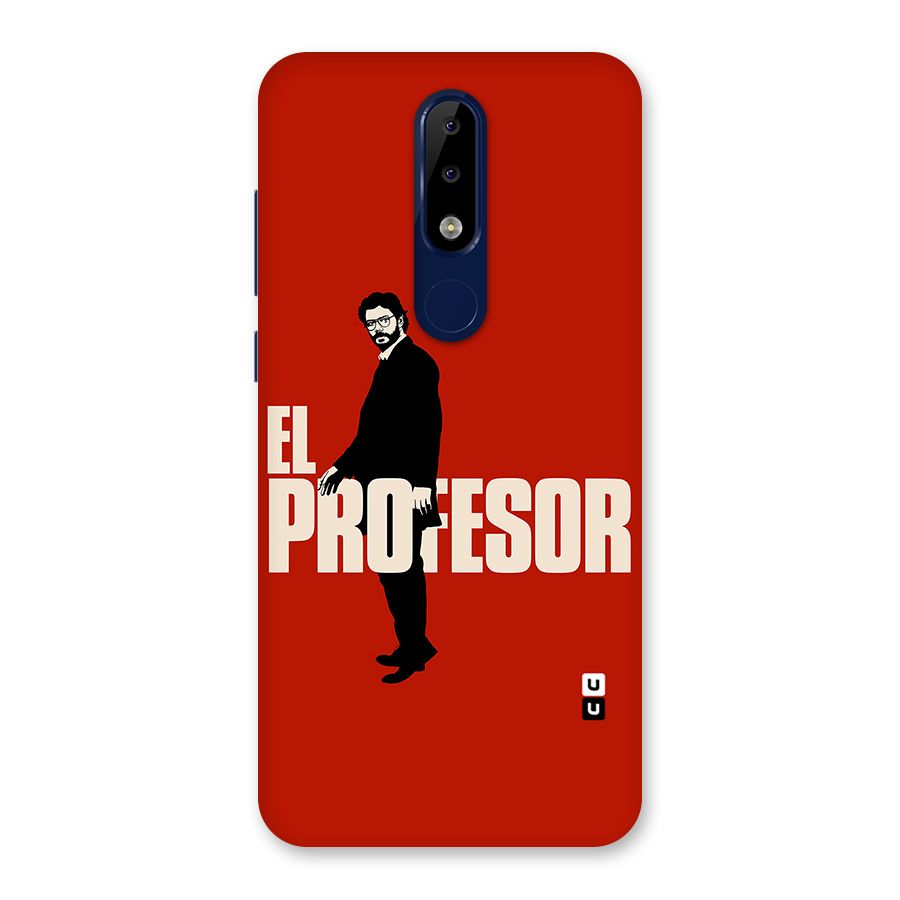 El Profesor Minimalist Back Case for Nokia 5.1 Plus