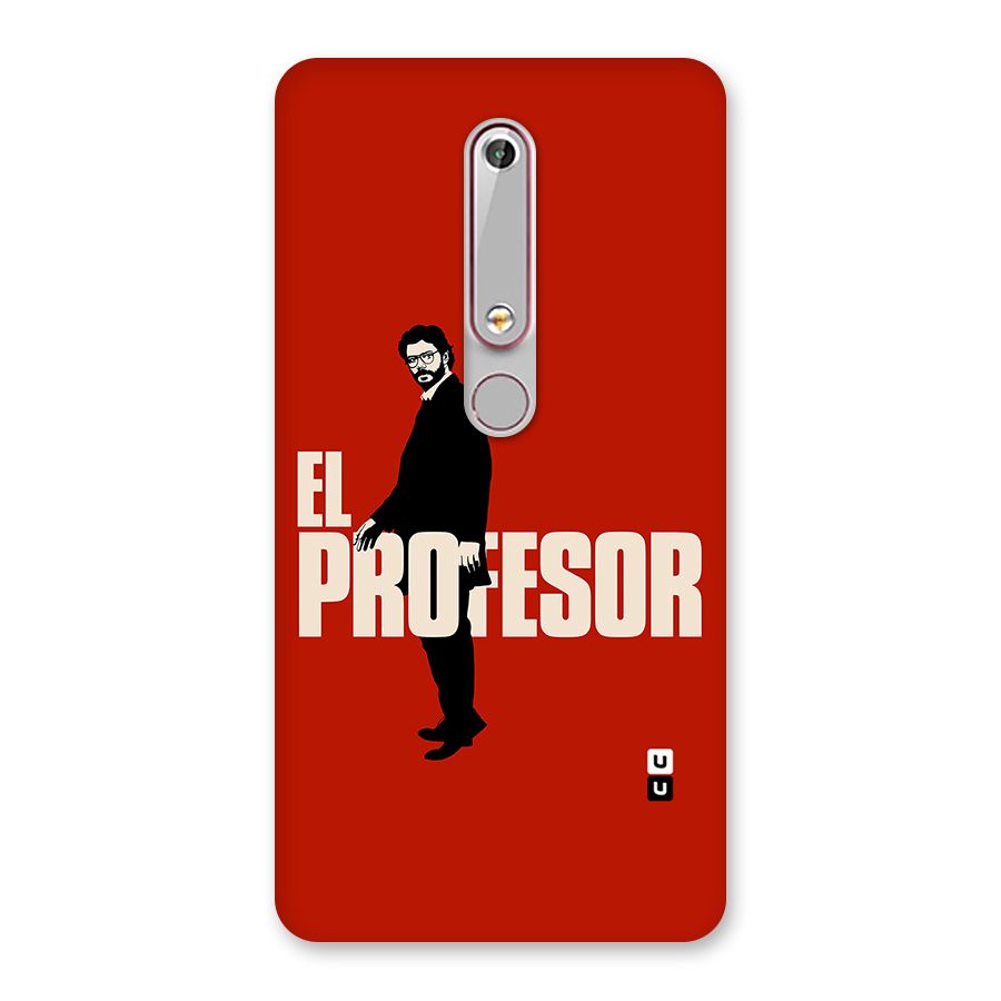 El Profesor Minimalist Back Case for Nokia 6.1