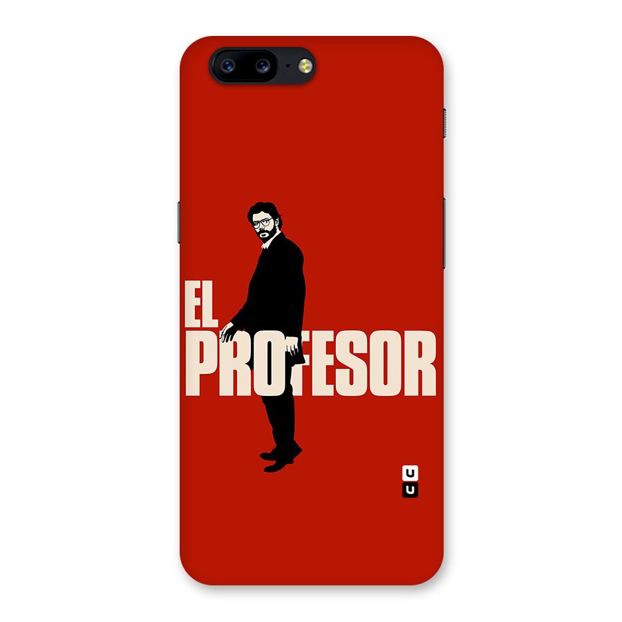 El Profesor Minimalist Back Case for OnePlus 5