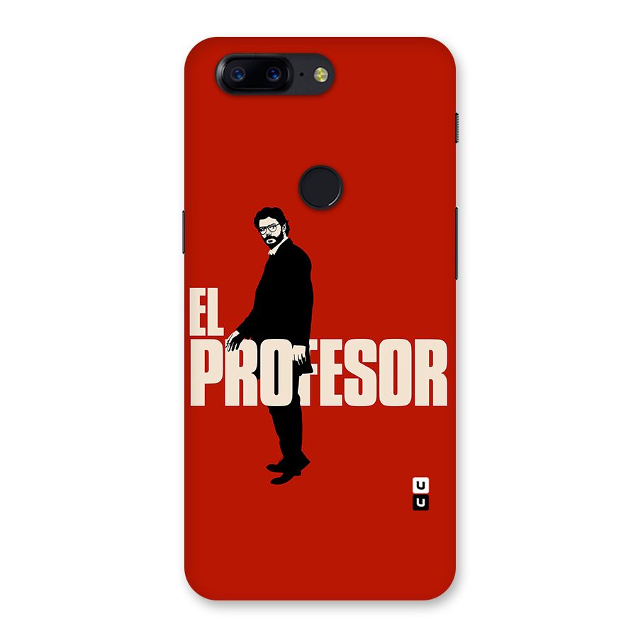 El Profesor Minimalist Back Case for OnePlus 5T