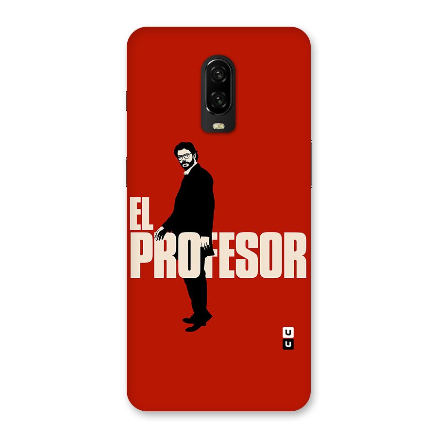 El Profesor Minimalist Back Case for OnePlus 6T