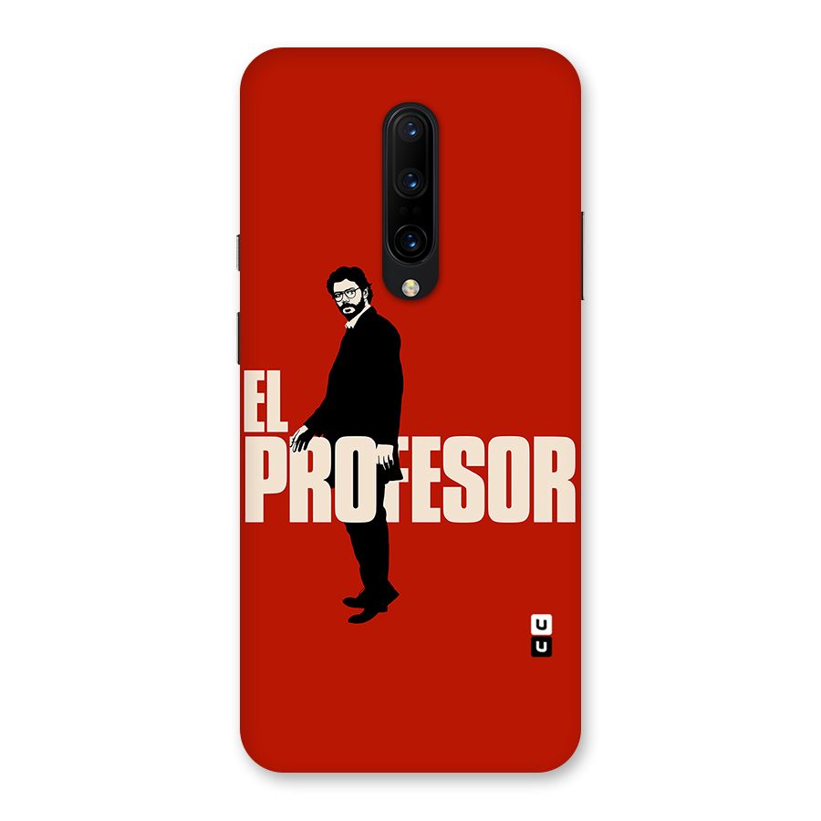 El Profesor Minimalist Back Case for OnePlus 7 Pro