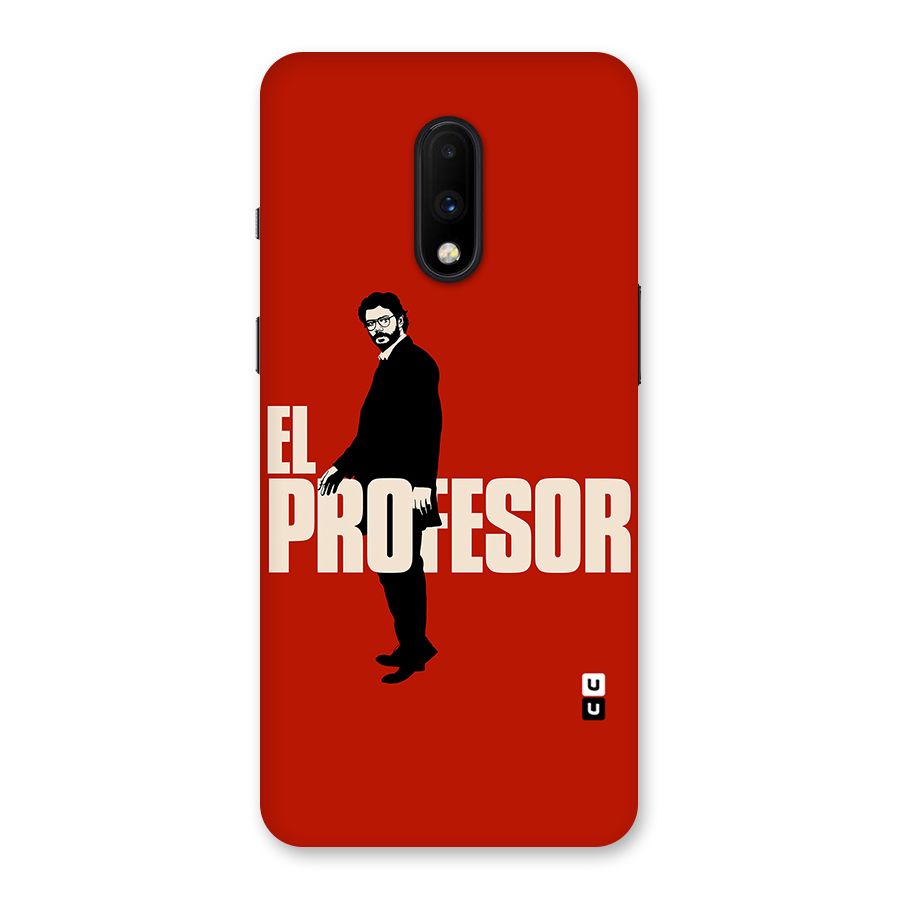 El Profesor Minimalist Back Case for OnePlus 7