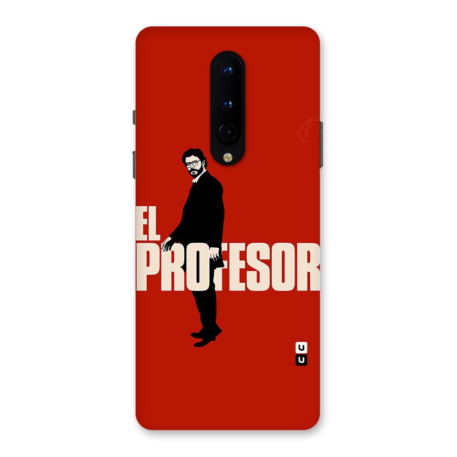 El Profesor Minimalist Back Case for OnePlus 8