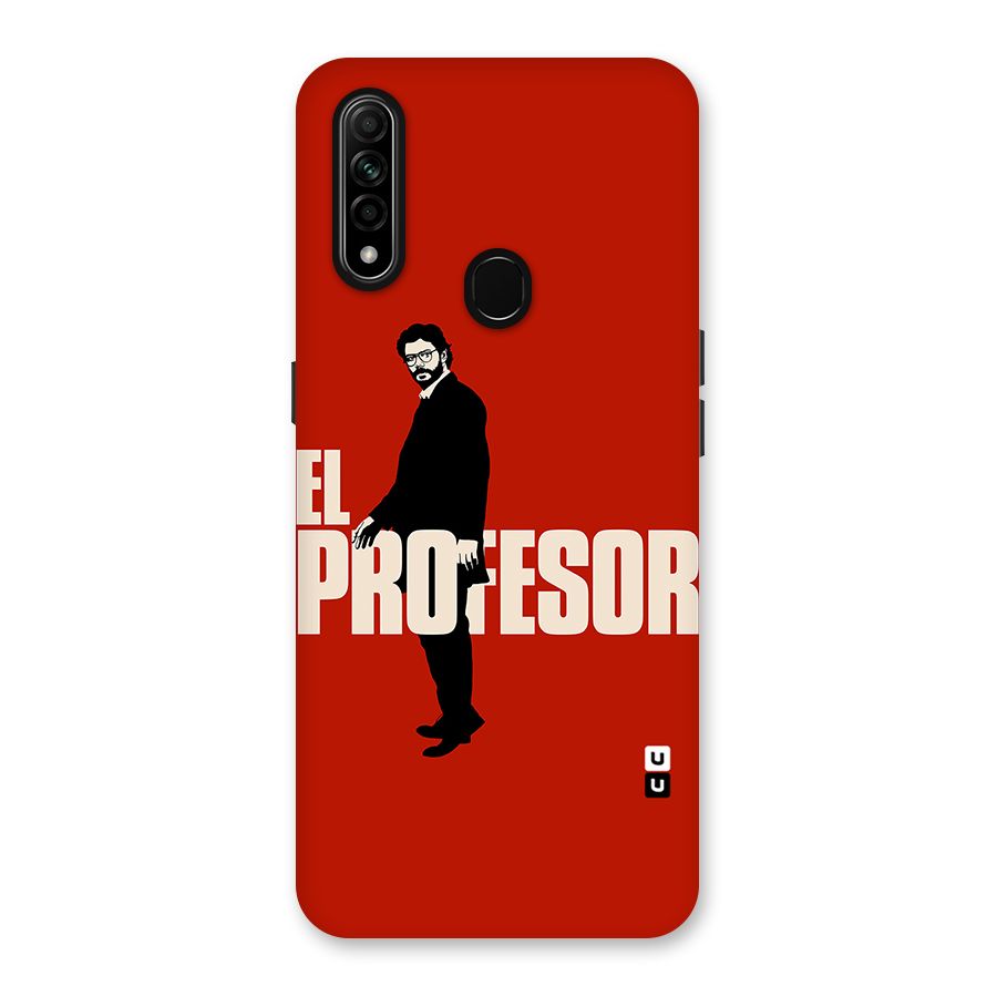 El Profesor Minimalist Back Case for Oppo A31
