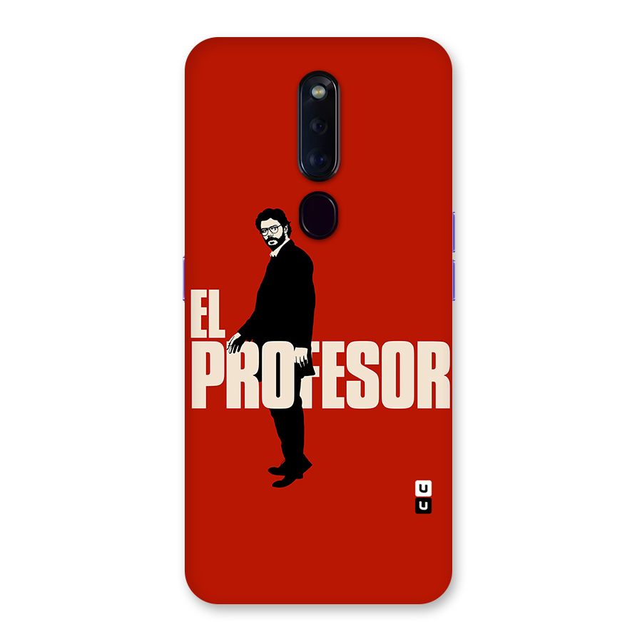El Profesor Minimalist Back Case for Oppo F11 Pro