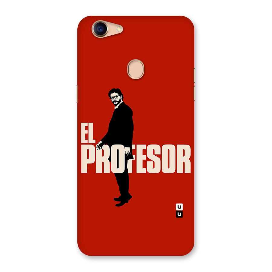 El Profesor Minimalist Back Case for Oppo F5