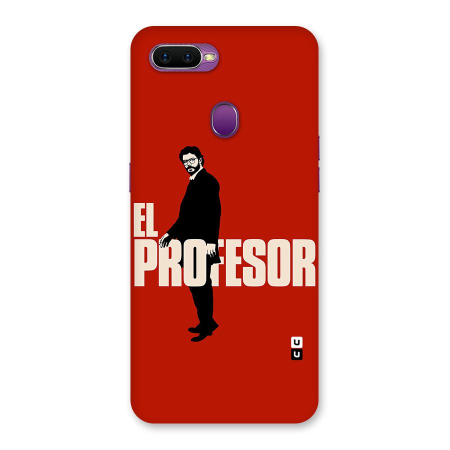 El Profesor Minimalist Back Case for Oppo F9