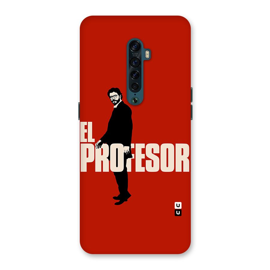 El Profesor Minimalist Back Case for Oppo Reno2