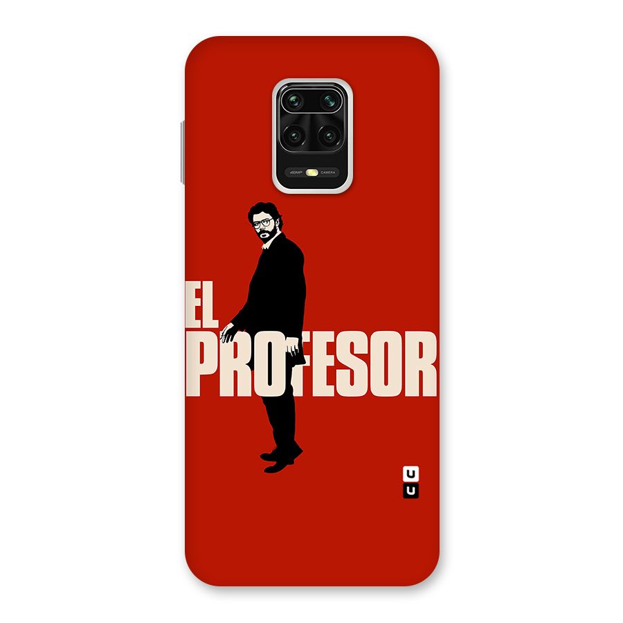El Profesor Minimalist Back Case for Poco M2 Pro