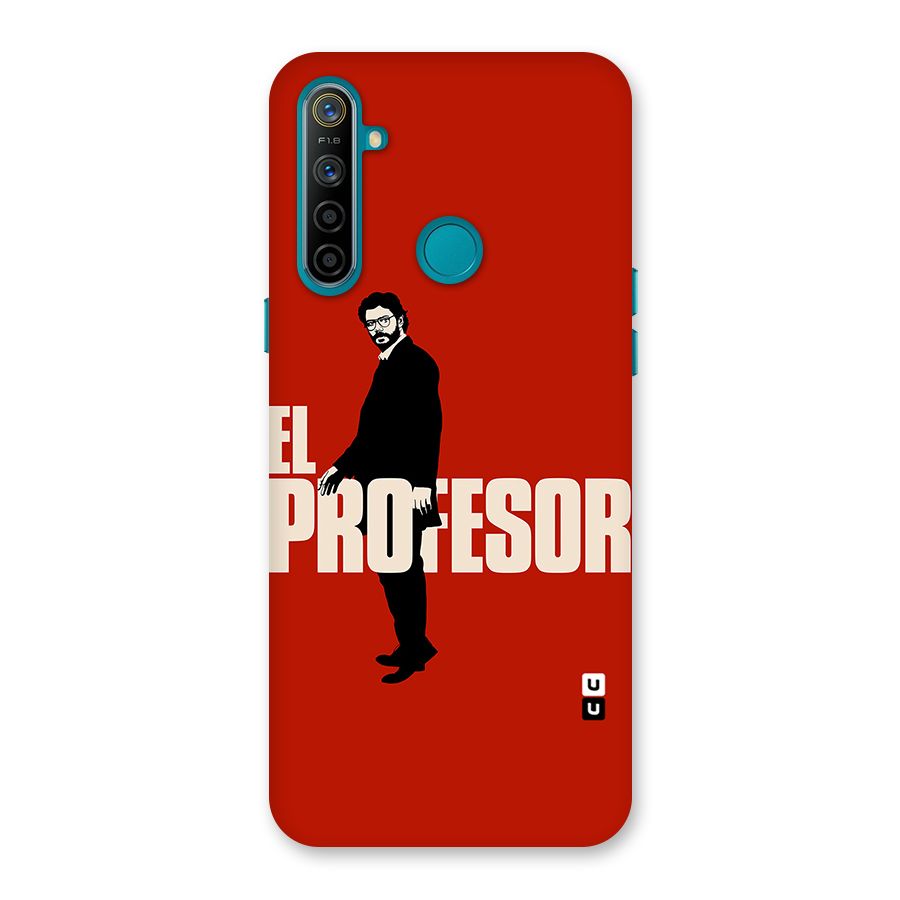 El Profesor Minimalist Back Case for Realme 5i