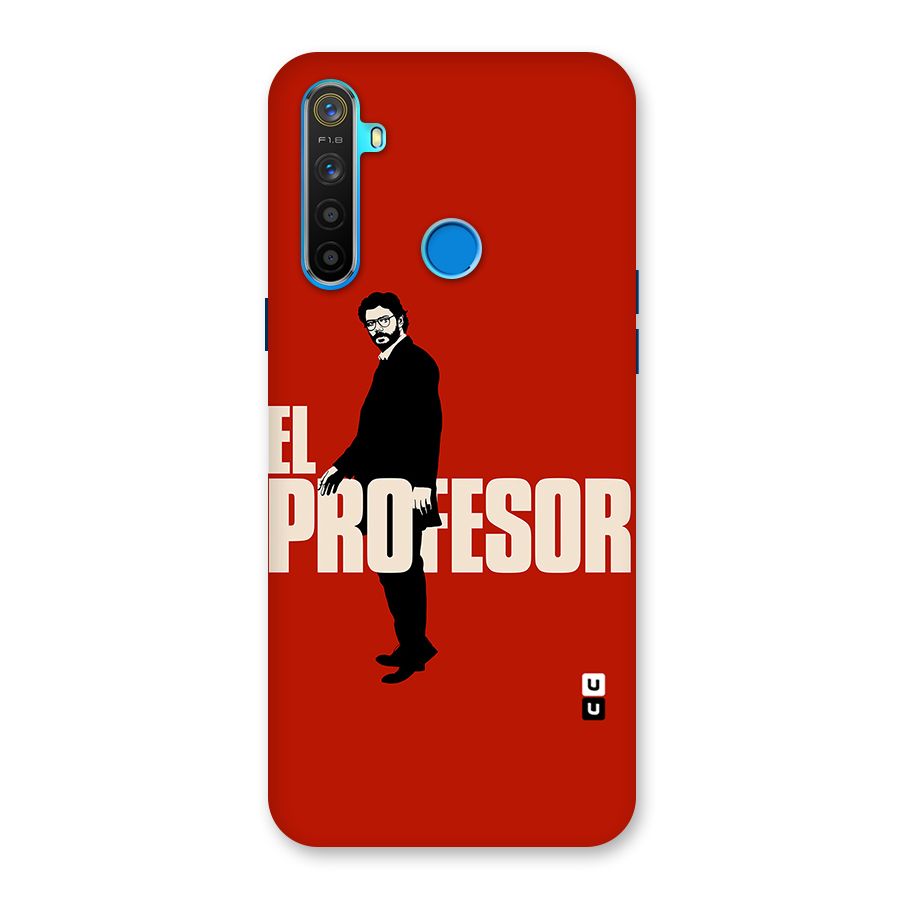 El Profesor Minimalist Back Case for Realme 5s