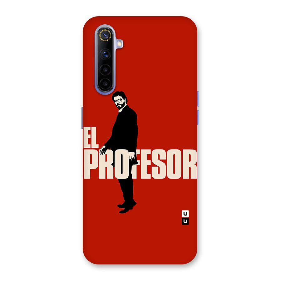 El Profesor Minimalist Back Case for Realme 6