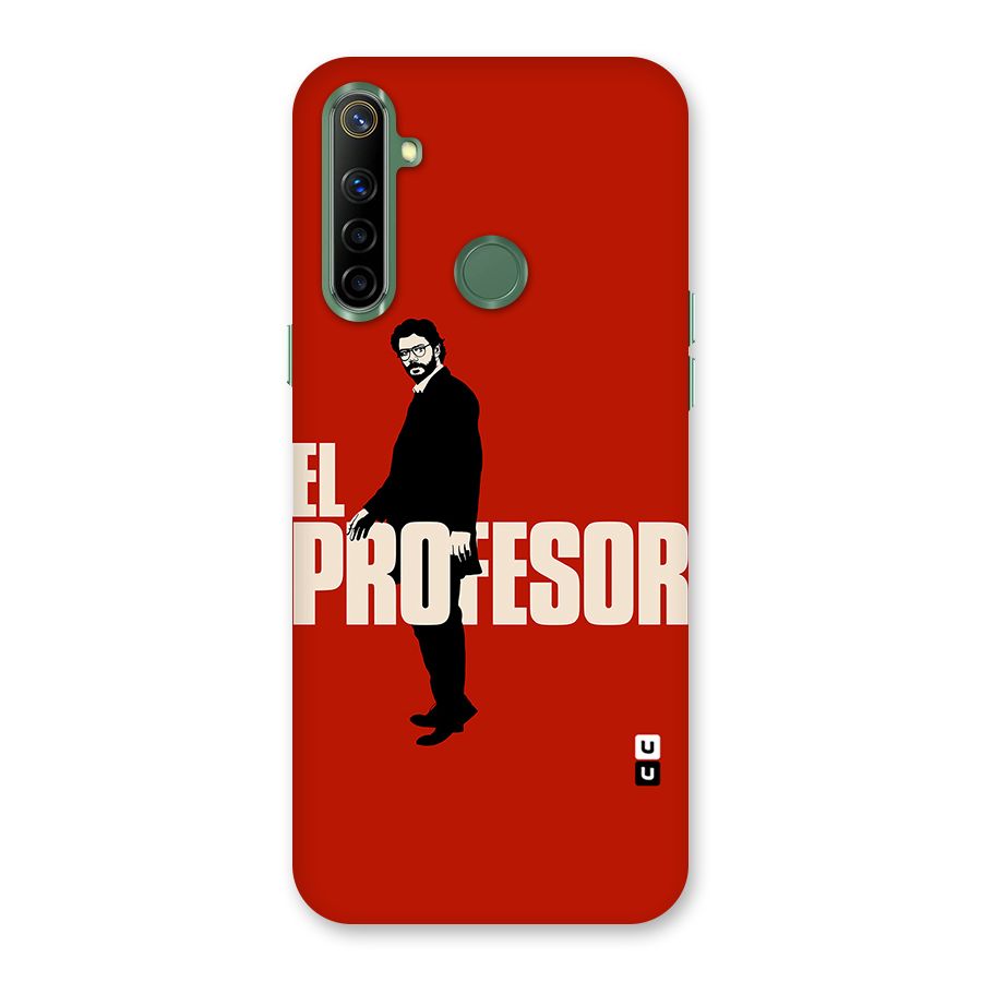 El Profesor Minimalist Back Case for Realme Narzo 10