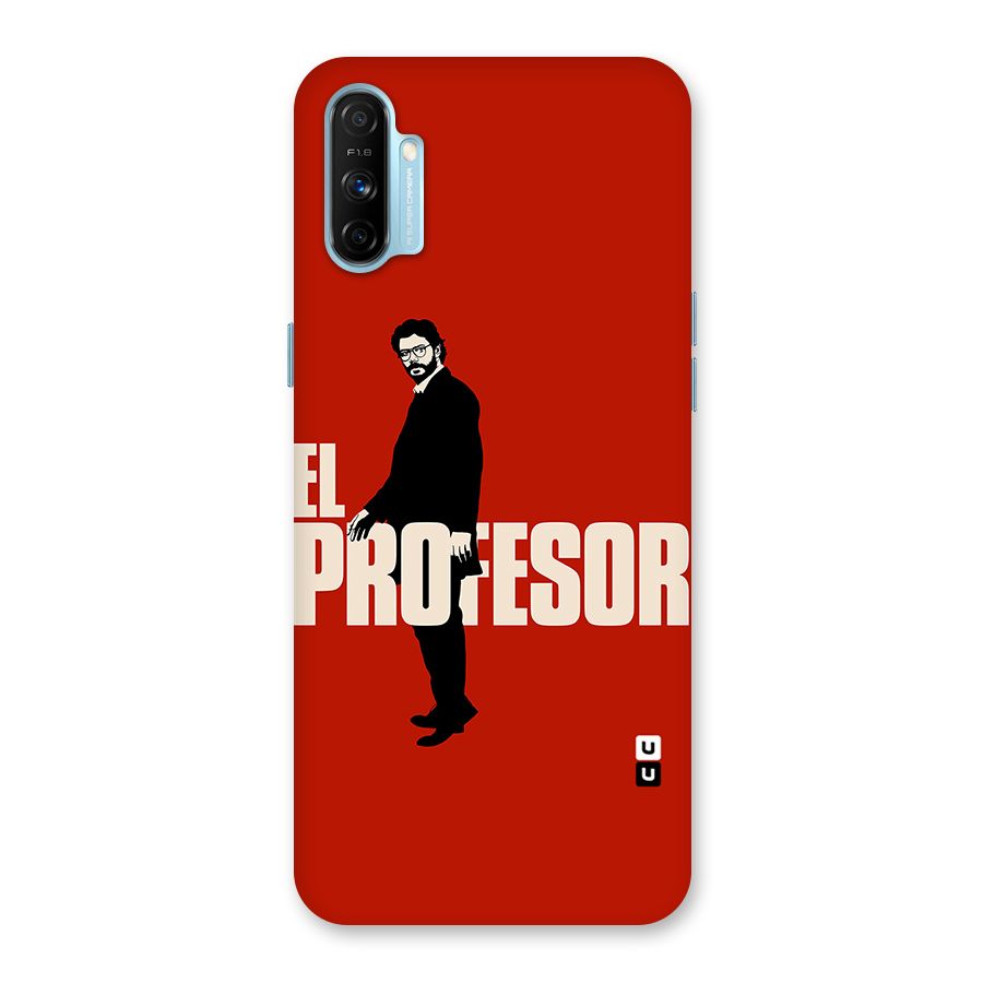 El Profesor Minimalist Back Case for Realme Narzo 20A