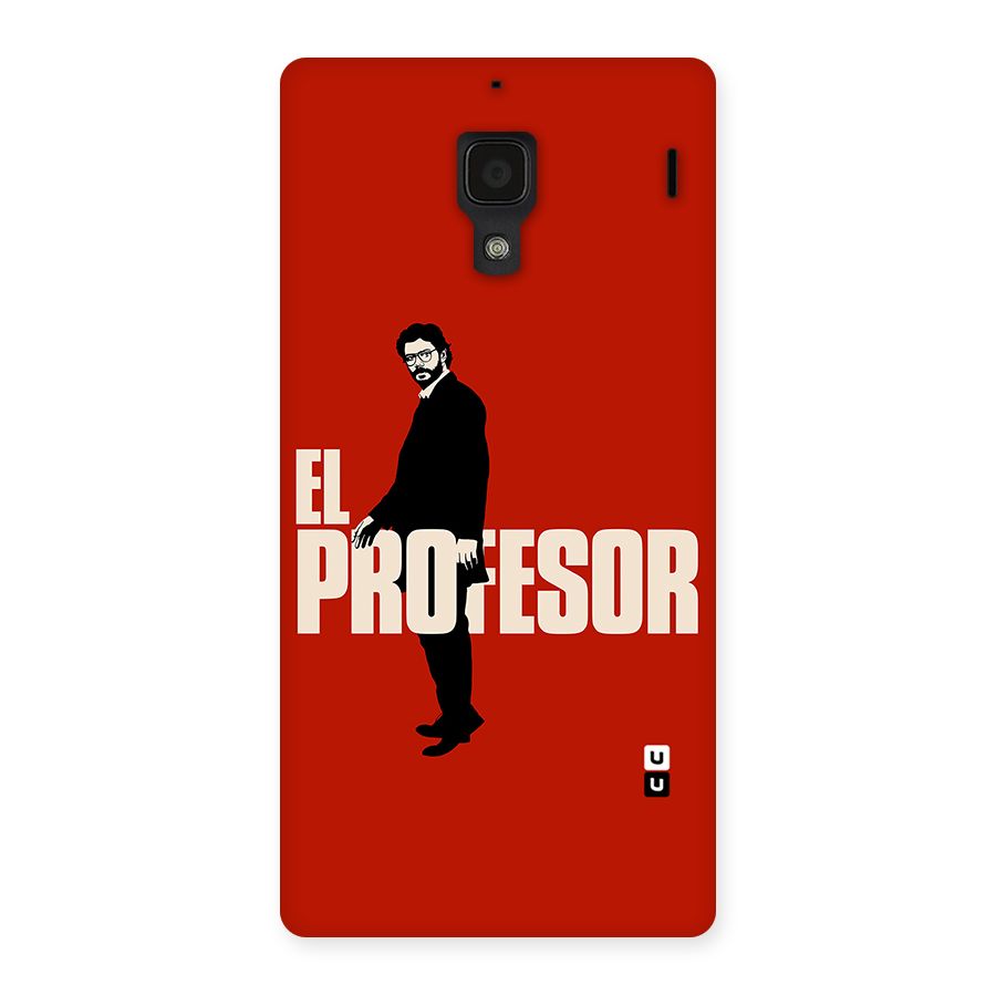 El Profesor Minimalist Back Case for Redmi 1S