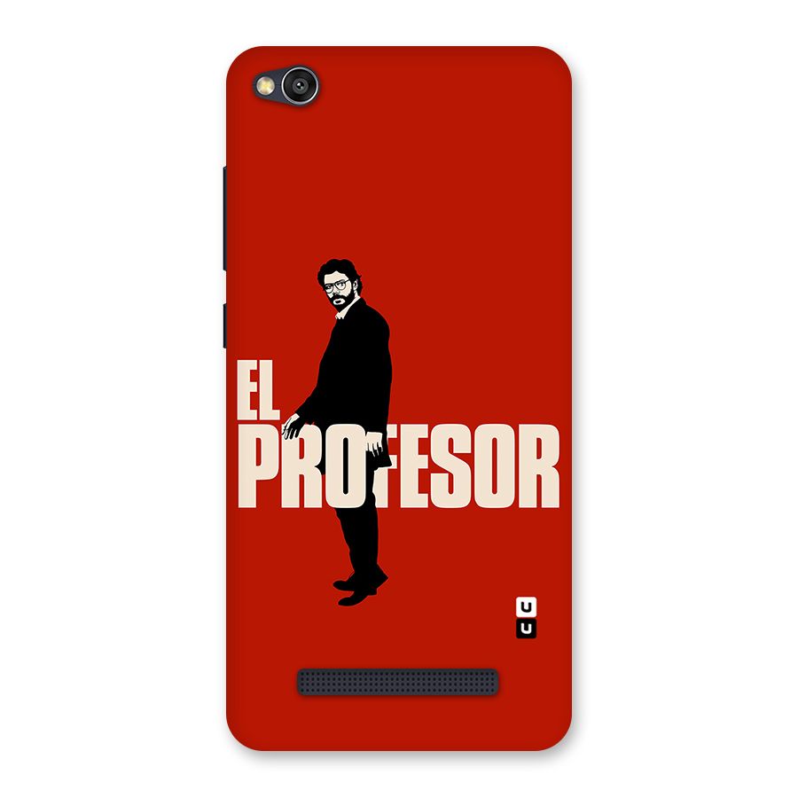 El Profesor Minimalist Back Case for Redmi 4A
