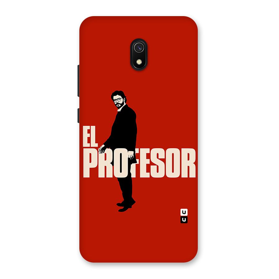 El Profesor Minimalist Back Case for Redmi 8A