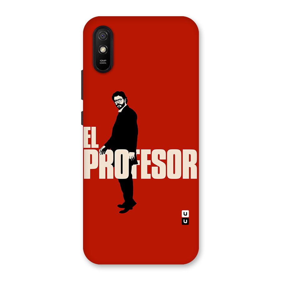 El Profesor Minimalist Back Case for Redmi 9A