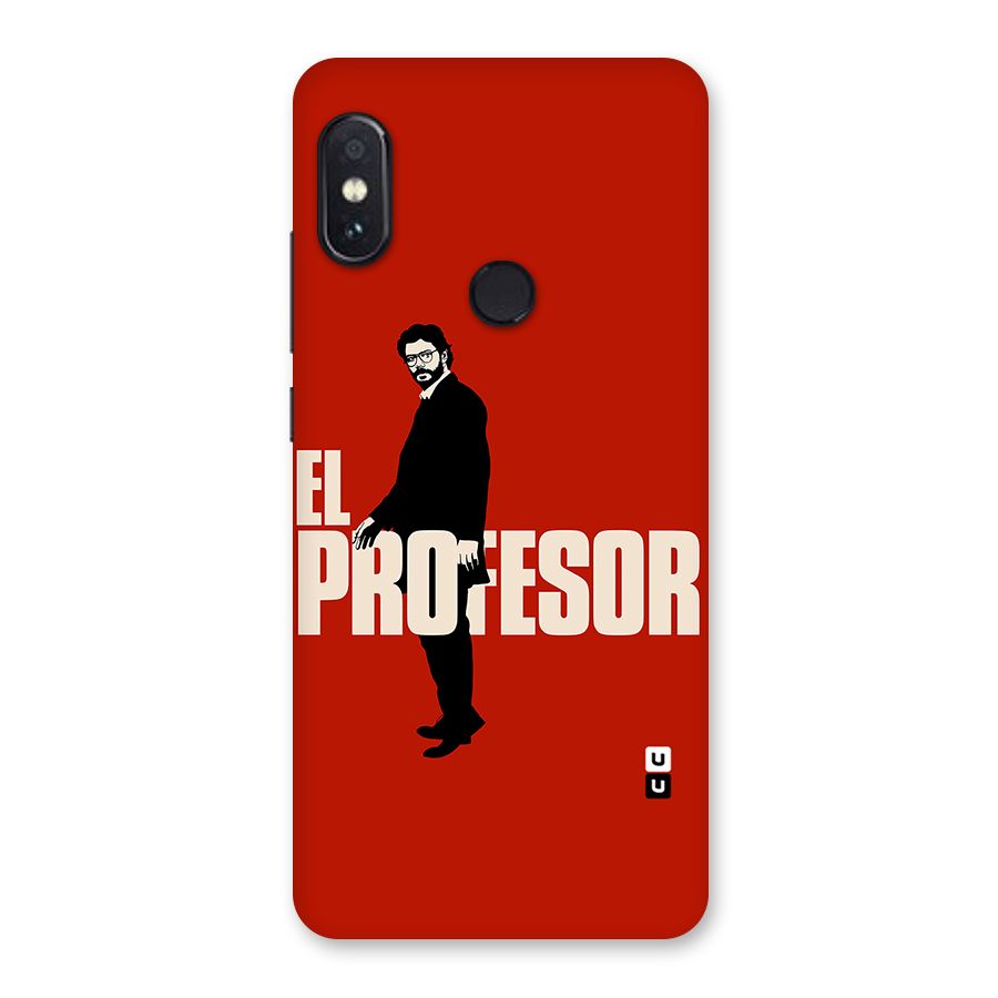 El Profesor Minimalist Back Case for Redmi Note 5 Pro