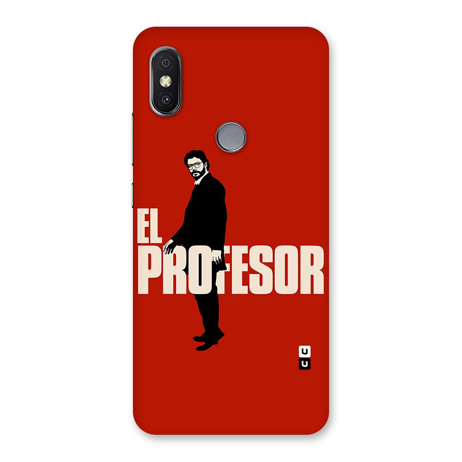 El Profesor Minimalist Back Case for Redmi Y2