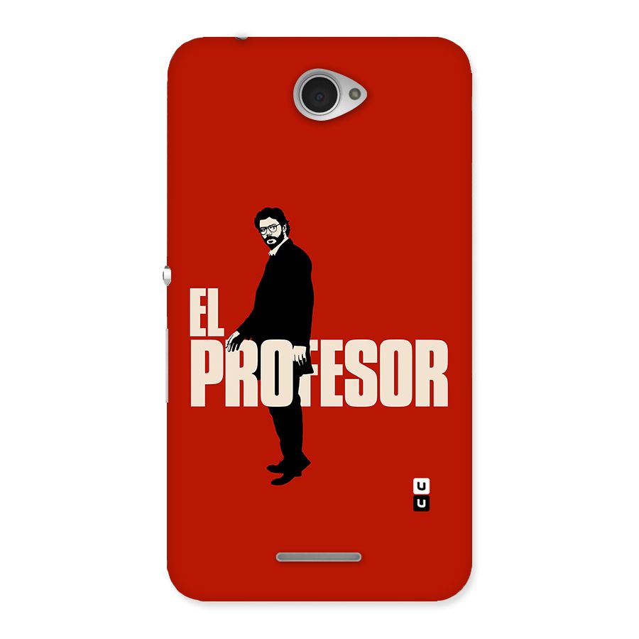 El Profesor Minimalist Back Case for Sony Xperia E4