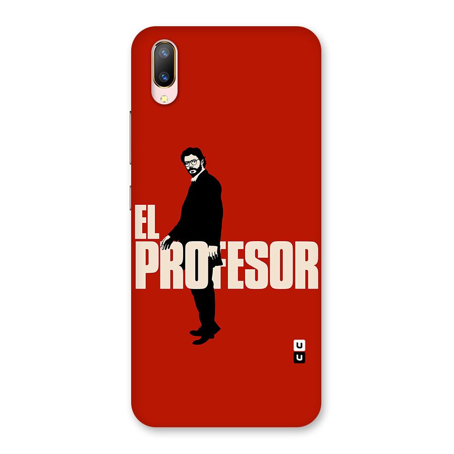 El Profesor Minimalist Back Case for Vivo V11 Pro
