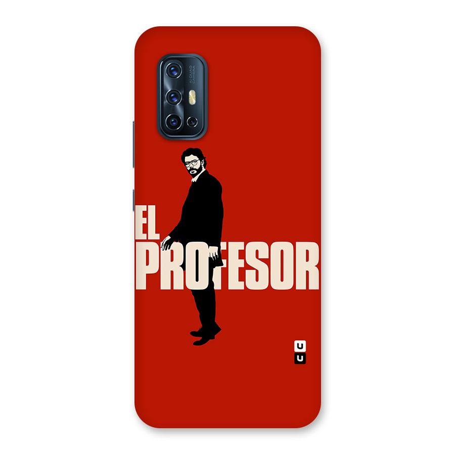 El Profesor Minimalist Back Case for Vivo V17