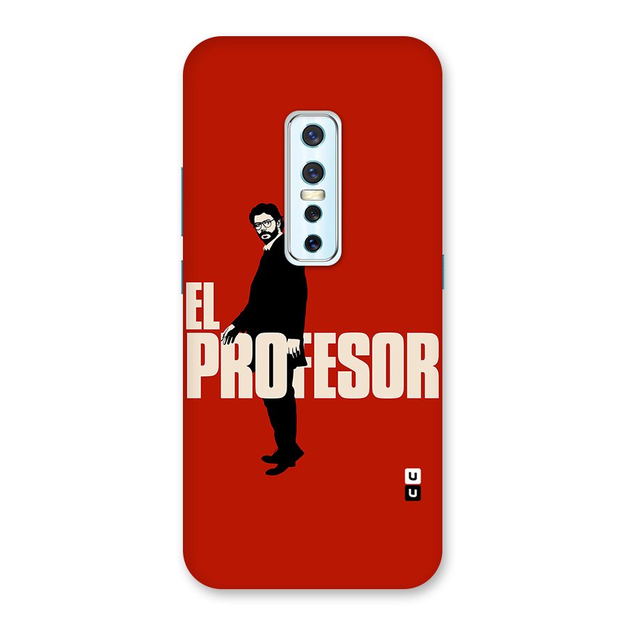 El Profesor Minimalist Back Case for Vivo V17 Pro