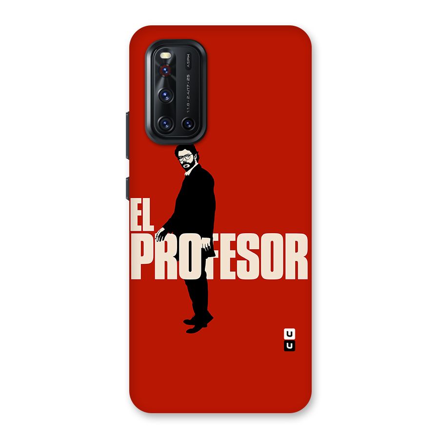 El Profesor Minimalist Back Case for Vivo V19