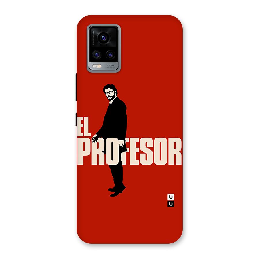 El Profesor Minimalist Back Case for Vivo V20