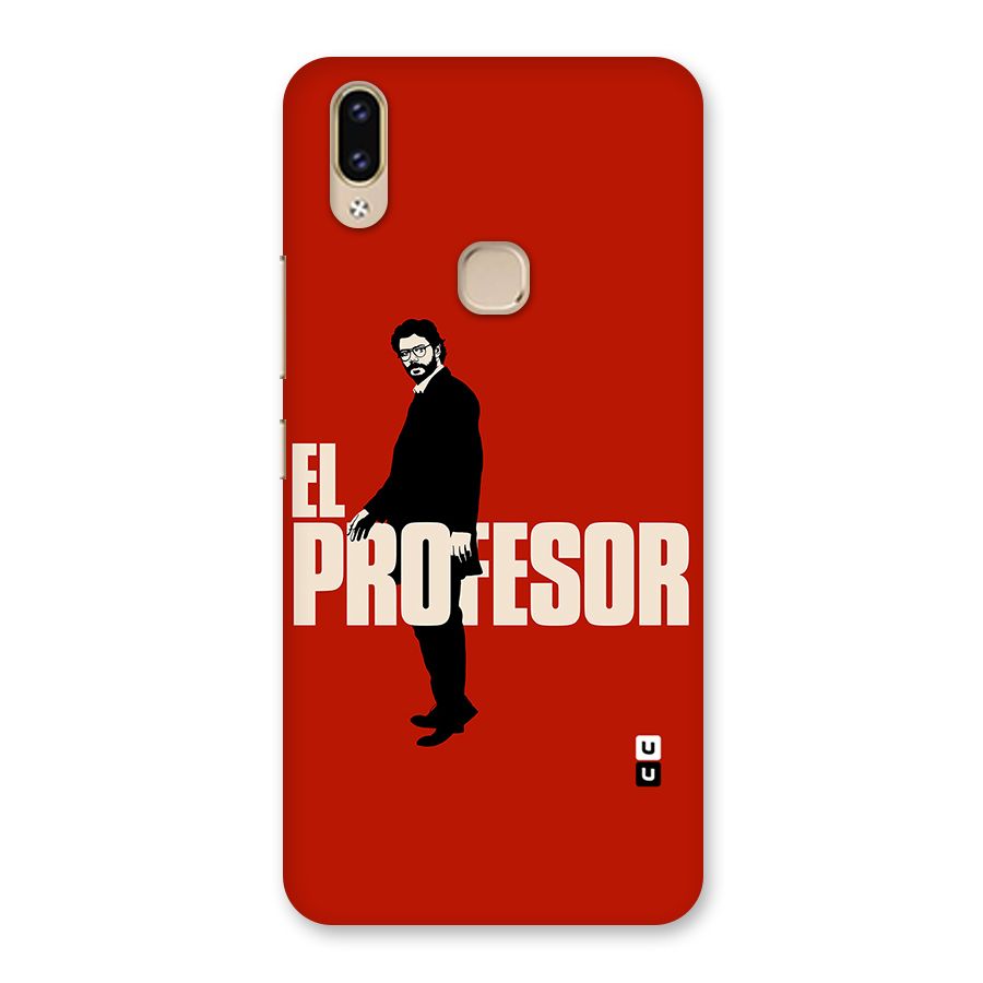 El Profesor Minimalist Back Case for Vivo V9 Youth