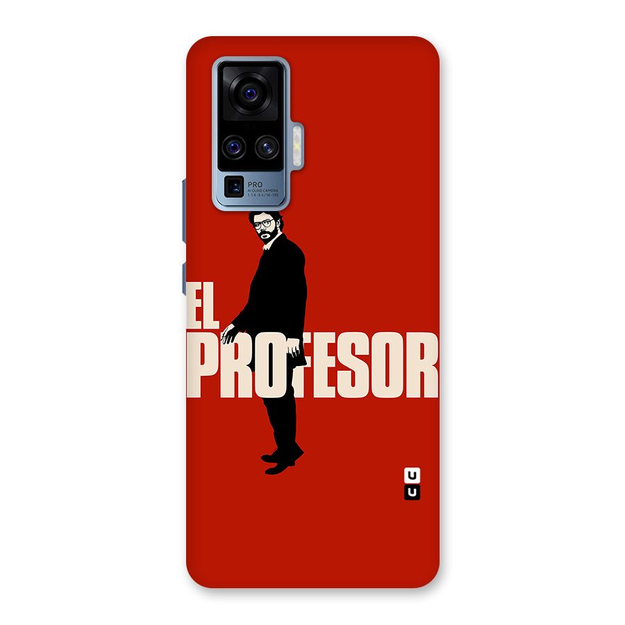 El Profesor Minimalist Back Case for Vivo X50 Pro