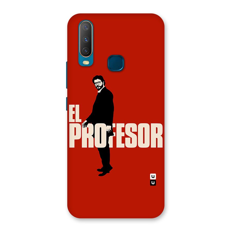 El Profesor Minimalist Back Case for Vivo Y17