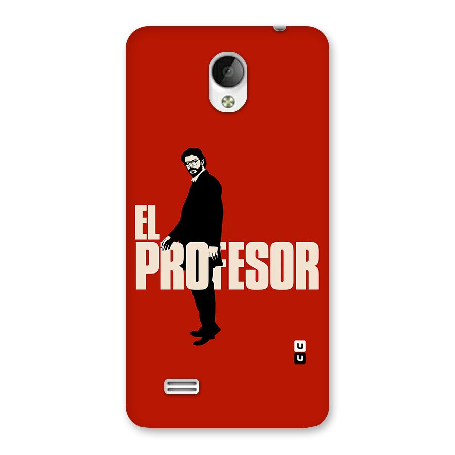 El Profesor Minimalist Back Case for Vivo Y21