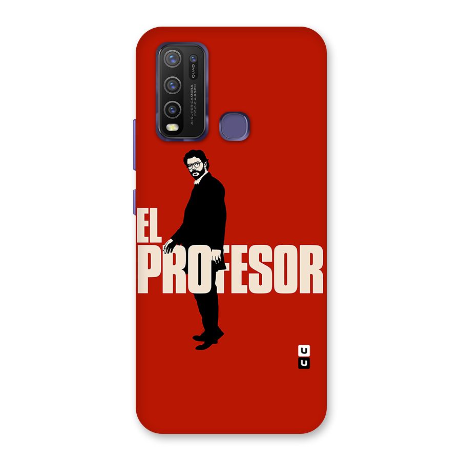 El Profesor Minimalist Back Case for Vivo Y30