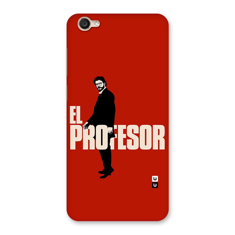 El Profesor Minimalist Back Case for Vivo Y55s