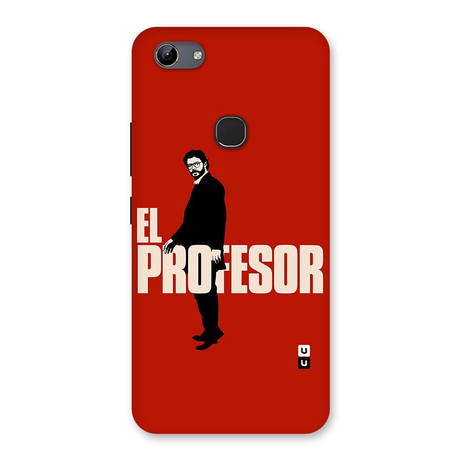 El Profesor Minimalist Back Case for Vivo Y81