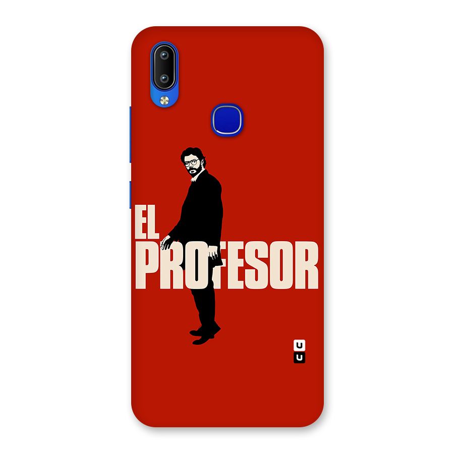 El Profesor Minimalist Back Case for Vivo Y91