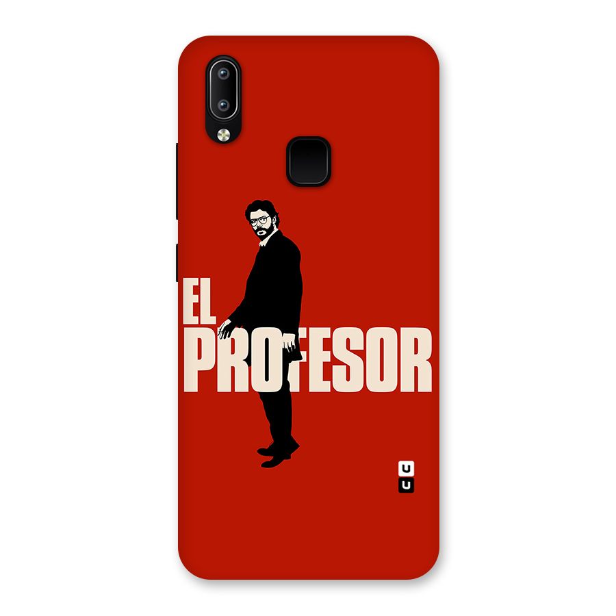 El Profesor Minimalist Back Case for Vivo Y93